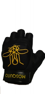 Mosquito Black Full Hand Glove - The Hockey People